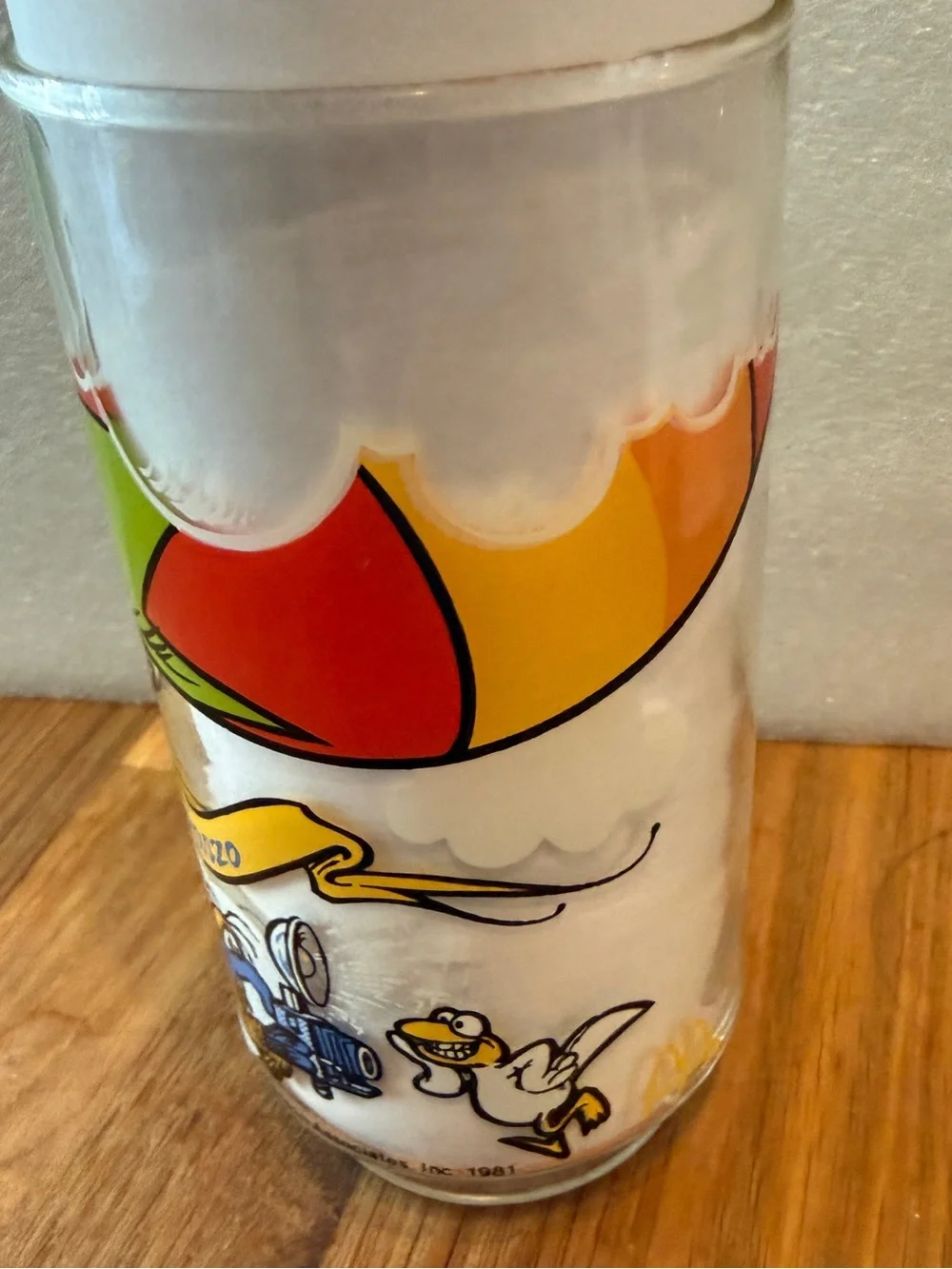 The Great Muppet Caper Glass McDonald's 1981 Fozzie Kermit Gonzo Jim Henson